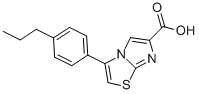 3-(4-PROPYLPHENYL)IMIDAZO[2,1-B]THIAZOLE-6-CARBOXYLIC ACID CAS#: 891773-07-2