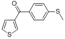 3-(4-THIOMETHYLBENZOYL)THIOPHENE CAS#: 896618-54-5