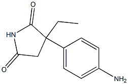 3-(4'-aminophenyl)-3-ethylpyrollidine-2,5-dione CAS#: 91567-07-6