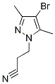 3-(4-bromo-3,5-dimethyl-1H-pyrazol-1-yl)propanenitrile(SALTDATA: FREE) CAS#: 90006-21-6