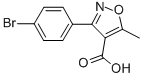 3-(4-bromophenyl)-5-methylisoxazole-4-carboxylic acid CAS#: 91182-58-0