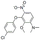 3-(4-chlorophenoxy)-2-methoxy-N,N-dimethyl-4-nitroaniline CAS#: 94313-75-4
