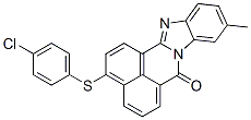 3-[(4-chlorophenyl)thio]-10-methyl-7H-benzimidazo[2,1-a]benz[de]isoquinolin-7-one CAS#: 97416-81-4