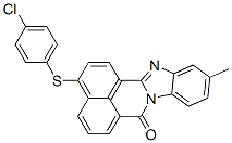 3-[(4-chlorophenyl)thio]-11-methyl-7H-benzimidazo[2,1-a]benz[de]isoquinolin-7-one CAS#: 97416-80-3