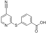 3-(4-cyanopyridin-2-ylthio)benzoic acid CAS#: 888968-32-9