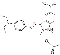 3-[[4-(diethylamino)phenyl]azo]-1,2-dimethyl-5-nitro-1H-indazolium acetate CAS#: 94108-84-6