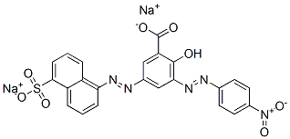 3-[(4-nitrophenyl)azo]-5-[(5-sulpho-1-naphthyl)azo]salicylic acid, sodium salt CAS#: 93940-53-5