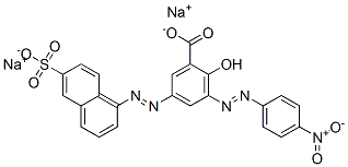 3-[(4-nitrophenyl)azo]-5-[(6-sulpho-1-naphthyl)azo]salicylic acid, sodium salt CAS#: 98072-17-4