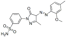 3-[4,5-dihydro-4-[(2-methoxy-p-tolyl)azo]-3-methyl-5-oxo-1H-pyrazol-1-yl]benzenesulphonamide CAS#: 94108-81-3