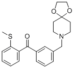 3'-[8-(1,4-DIOXA-8-AZASPIRO[4.5]DECYL)METHYL]-2-THIOMETHYL BENZOPHENONE CAS#: 898761-65-4
