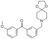 3-[8-(1,4-DIOXA-8-AZASPIRO[4.5]DECYL)METHYL]-3'-METHOXY BENZOPHENONE CAS#: 898761-41-6