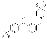 3-[8-(1,4-DIOXA-8-AZASPIRO[4.5]DECYL)METHYL]-4'-TRIFLUOROBENZOPHENONE CAS#: 898762-07-7