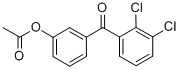 3-ACETOXY-2',3'-DICHLOROBENZOPHENONE CAS#: 890100-24-0