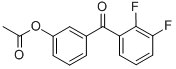 3-ACETOXY-2',3'-DIFLUOROBENZOPHENONE CAS#: 890100-12-6