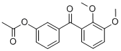 3-ACETOXY-2',3'-DIMETHOXYBENZOPHENONE CAS#: 890100-36-4