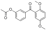 3-ACETOXY-2',5'-DIMETHOXYBENZOPHENONE CAS#: 890100-38-6