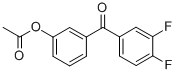 3-ACETOXY-3',4'-DIFLUOROBENZOPHENONE CAS#: 890100-20-6