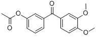 3-ACETOXY-3',4'-DIMETHOXYBENZOPHENONE CAS#: 890100-42-2