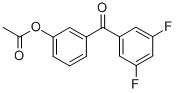3-ACETOXY-3',5'-DIFLUOROBENZOPHENONE CAS#: 890100-22-8