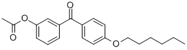 3-ACETOXY-4'-HEXYLOXYBENZOPHENONE CAS#: 890100-08-0