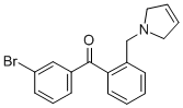 3'-BROMO-2-(3-PYRROLINOMETHYL) BENZOPHENONE CAS#: 898763-06-9