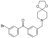 3-BROMO-3'-[8-(1,4-DIOXA-8-AZASPIRO[4.5]DECYL)METHYL]BENZOPHENONE CAS#: 898761-69-8