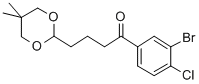3'-BROMO-4'-CHLORO-4-(5,5-DIMETHYL-1,3-DIOXAN-2-YL)BUTYROPHENONE CAS#: 898757-23-8