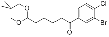 3'-BROMO-4'-CHLORO-5-(5,5-DIMETHYL-1,3-DIOXAN-2-YL)VALEROPHENONE CAS#: 898757-26-1