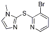 3-Bromo-2-(1-methyl-1H-imidazol-2-ylsulfanyl)-pyridine CAS#: 96592-19-7