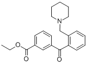 3'-CARBOETHOXY-2-PIPERIDINOMETHYL BENZOPHENONE CAS#: 898751-95-6