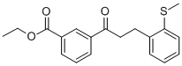 3'-CARBOETHOXY-3-(2-THIOMETHYLPHENYL)PROPIOPHENONE CAS#: 898754-42-2