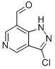 3-CHLORO-1H-PYRAZOLO[4,3-C]PYRIDINE-7-CARBALDEHYDE CAS#: 93546-17-9