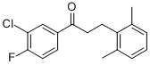 3'-CHLORO-3-(2,6-DIMETHYLPHENYL)-4'-FLUOROPROPIOPHENONE CAS#: 898754-98-8