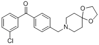 3-CHLORO-4'-[8-(1,4-DIOXA-8-AZASPIRO[4.5]DECYL)METHYL]BENOZPHENONE CAS#: 898757-80-7