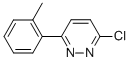 3-CHLORO-6-(2-METHYLPHENYL)-PYRIDAZINE CAS#: 96225-49-9