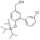 (3'-CHLORO-6-TRIISOPROPYLSILANYLOXY-BIPHENYL-3-YL)-METHANOL CAS#: 887407-79-6