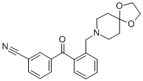 3'-CYANO-2-[8-(1,4-DIOXA-8-AZASPIRO[4.5]DECYL)METHYL]BENZOPHENONE CAS#: 898755-85-6