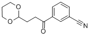 3'-CYANO-3-(1,3-DIOXAN-2-YL)PROPIOPHENONE CAS#: 898756-70-2