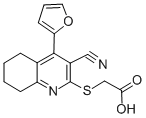 {[3-CYANO-4-(2-FURYL)-5,6,7,8-TETRAHYDROQUINOLIN-2-YL]THIO}ACETIC ACID CAS#: 94640-13-8