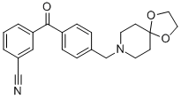3-CYANO-4'-[8-(1,4-DIOXA-8-AZASPIRO[4.5]DECYL)METHYL]BENZOPHENONE CAS#: 898757-61-4
