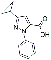 3-CYCLOPROPYL-1-PHENYL-1H-PYRAZOLE-5-CARBOXYLIC ACID CAS#: 890593-19-8