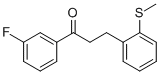 3'-FLUORO-3-(2-THIOMETHYLPHENYL)PROPIOPHENONE CAS#: 898754-66-0