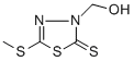 3-(HYDROXYMETHYL)-5-(METHYLTHIO)-1,3,4-THIADIAZOLE-2(3H)-THIONE CAS#: 90567-39-8