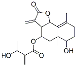 3-Hydroxy-2-methylenebutanoic acid 2,3,3a,4,5,5a,6,7,8,9b-decahydro-6-hydroxy-5a,9-dimethyl-3-methylene-2-oxonaphtho[1,2-b]furan-4-yl ester CAS#: 92356-88-2
