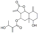 3-Hydroxy-2-methylenebutanoic acid dodecahydro-6-hydroxy-5a-methyl-3,9-bis(methylene)-2-oxonaphtho[1,2-b]furan-4-yl ester CAS#: 94190-29-1