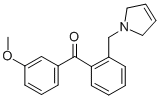 3'-METHOXY-2-(3-PYRROLINOMETHYL) BENZOPHENONE CAS#: 898762-87-3