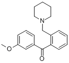 3'-METHOXY-2-PIPERIDINOMETHYL BENZOPHENONE CAS#: 898751-77-4