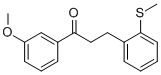 3'-METHOXY-3-(2-THIOMETHYLPHENYL)PROPIOPHENONE CAS#: 898754-27-3