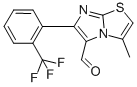 3-METHYL-6-[2-(TRIFLUOROMETHYL)PHENYL]IMIDAZO[2,1-B]THIAZOLE-5-CARBOXALDEHYDE CAS#: 891654-25-4