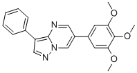 3-PHENYL-6-(3,4,5-TRIMETHOXY-PHENYL)-PYRAZOLO[1,5-A]PYRIMIDINE CAS#: 893613-41-7
